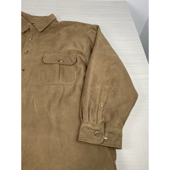 Wolverine Shacket Jacket Barn Coat XXL Brown Fleece Lined Chore Work Button‎ up - Picture 3 of 12